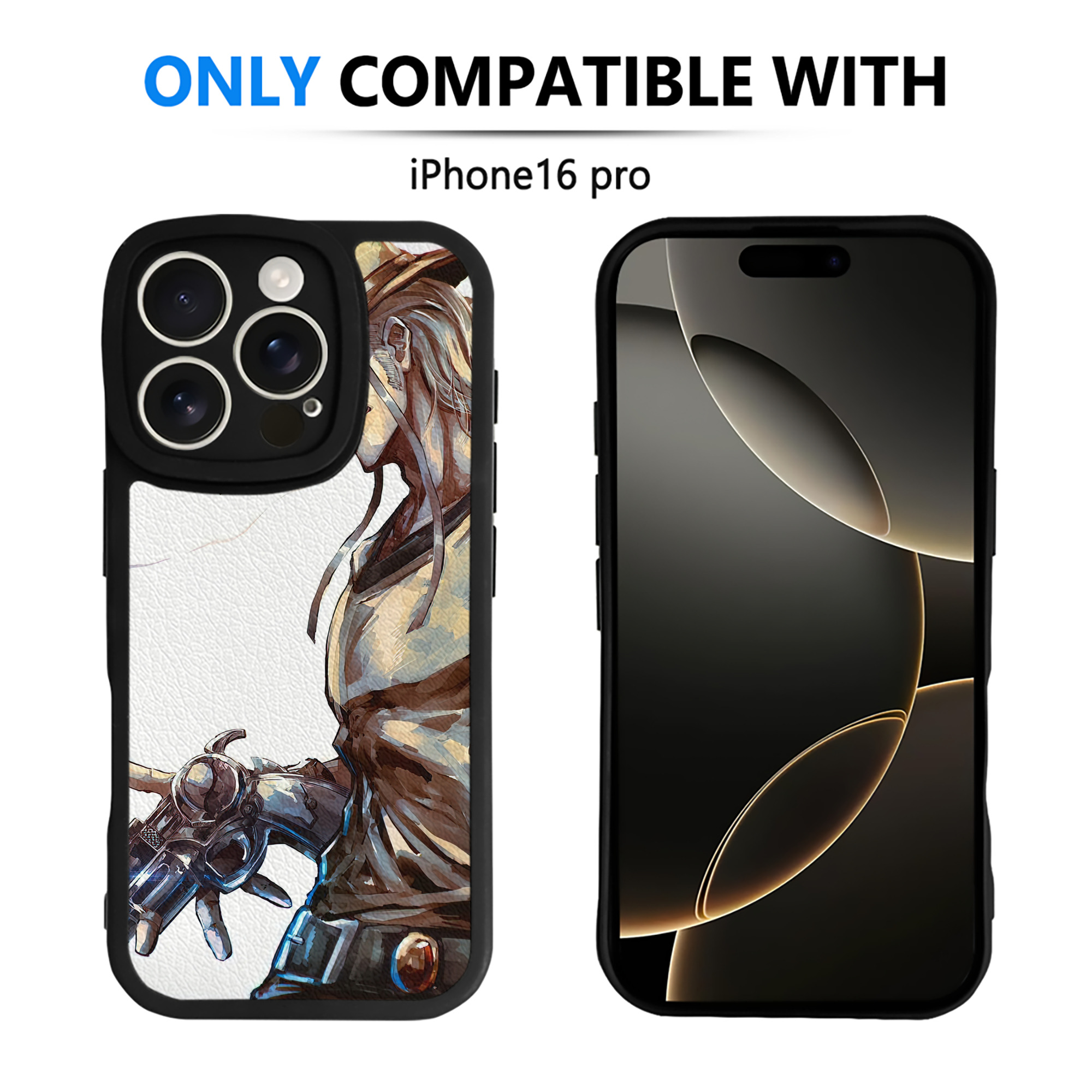 （画像用） ジョジョの奇妙な冒険 JoJo's Bizarre Adventure 【iPhone 16シリーズ対応】シリコンスマホケース（レザー調） 材質：シリコン